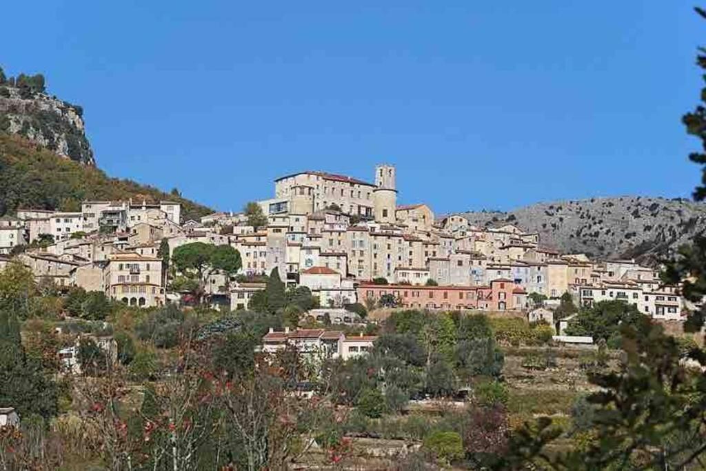 Studio Calme Et Agreable Avec Acces Jardin Partage Le Bar-sur-Loup Buitenkant foto